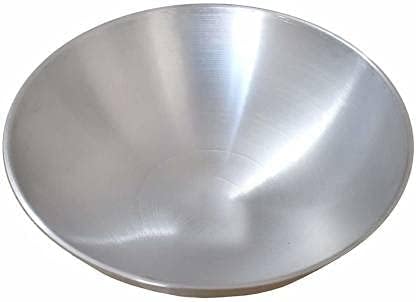 Aluminium Silver Kadai Without Handle for Cooking