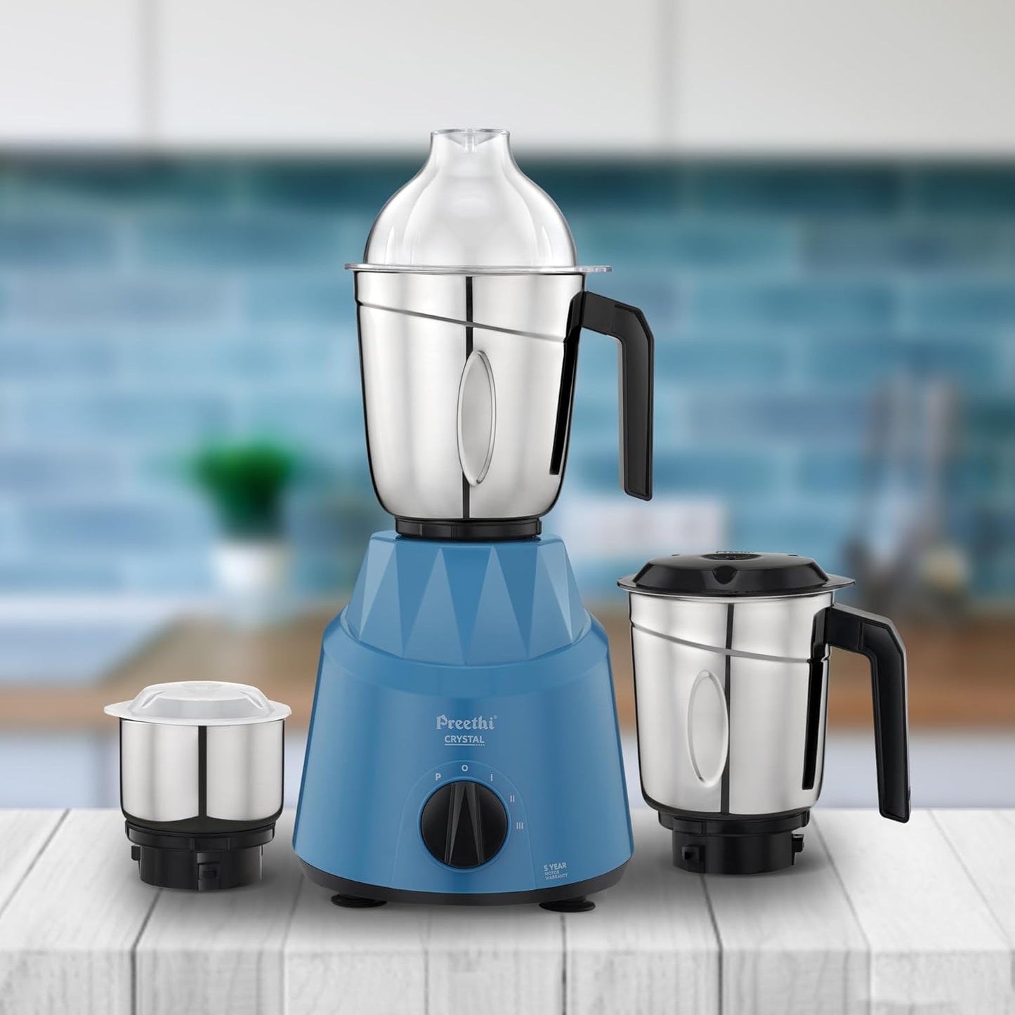 Preethi Mixer Grinder - Crystal 500 Watts