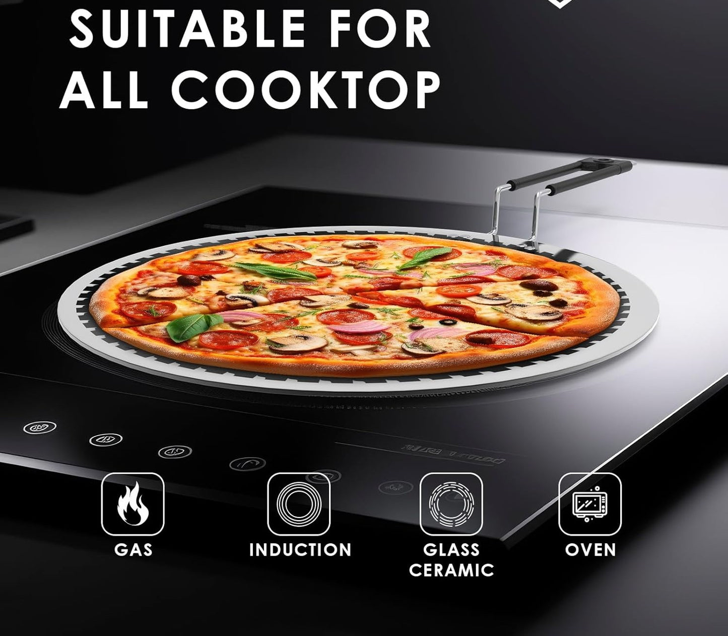 Triply Stainless Steel Tawa with Non-stock Coating for Roti and Dosa, Chapati Tawa, Induction & Gas Compatible