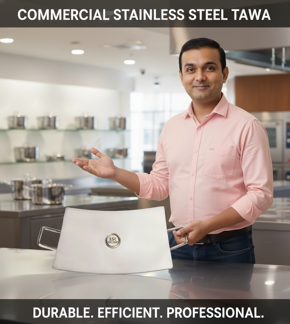 Commercial Square Tawa Platter, 28" x 28"