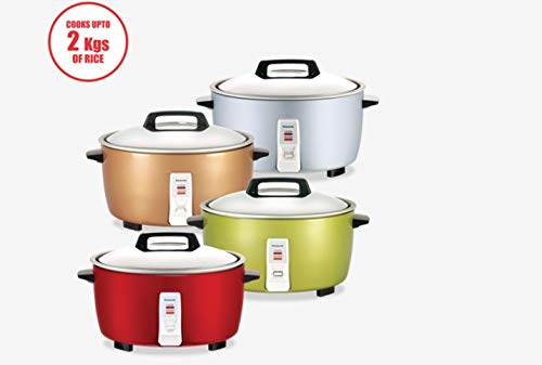 Panasonic Rice Cooker Sr-932D (2P) 8.2 -Litre (Silver), 2 Kg Rice Capacity