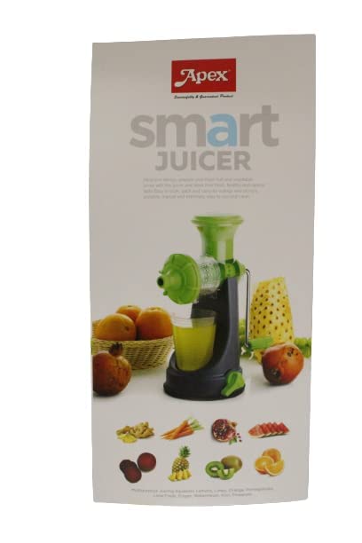 APEX Fruit & Vegetable Steel Handle Juicer |Vacuum Locking System