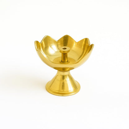 Brass Lotus Oil Diya Lamp