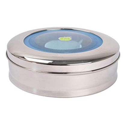 JVL Stainless Steel Kitchen Storage Spice tin Set with Seven Bowls - (200 ml Each, Medium) ST-2