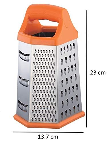 Box Grater - Stainless Steel with 6 Sides