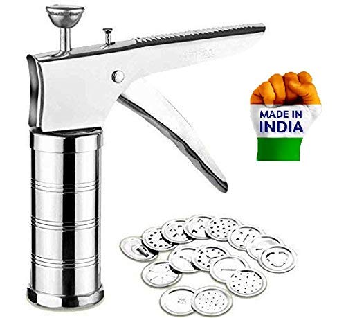 Stainless Steel Kitchen Press – 15 Interchangeable Jalies