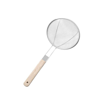 Stainless Steel Wire Jhara Skimmer with Wood Handle (Commercial) (All Sizes)