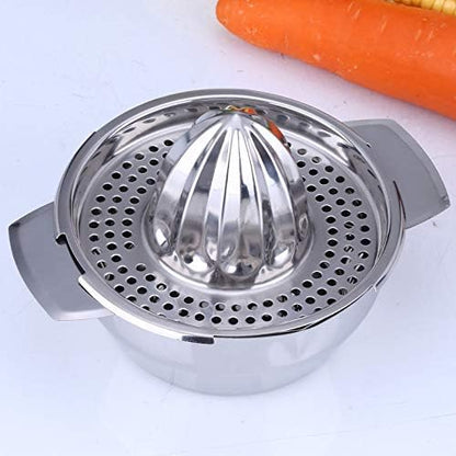 Hand Fruit Press Juicer with Built-in Strainer