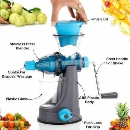 APEX Fruit & Vegetable Steel Handle Juicer |Vacuum Locking System