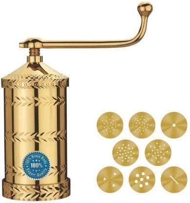 Pure Brass 800gm Sev Sancha Machine with Free 8 Different Jali