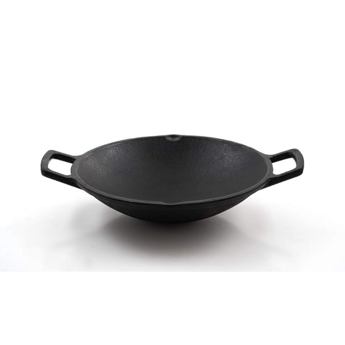 Cast Iron Cookware Shallow Kadai