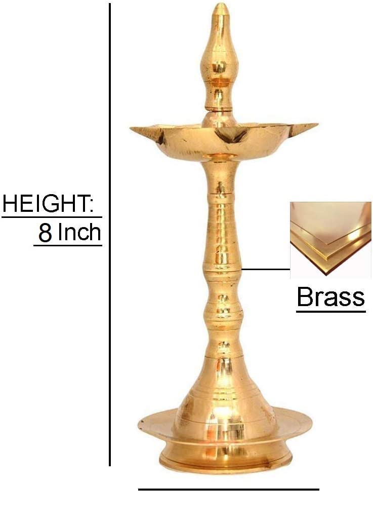Brass Kerla Diya Samai Deep (All Sizes)