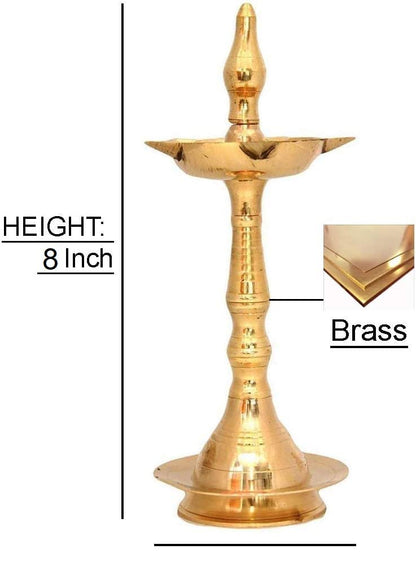 Brass Kerla Diya Samai Deep (All Sizes)