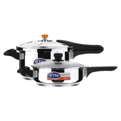 Ultra Duracook Junior Celebrations pack of 3.5L & 5.5L Pressurecooker