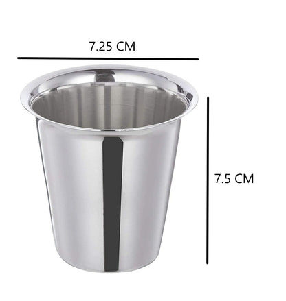 Stainless Steel Indian Traditional Tea Coffee Glasses