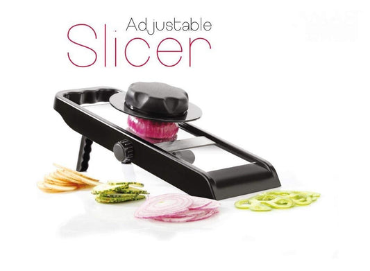 Adjustable Slicer with Variable Thickness Knob