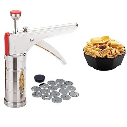 Stainless Steel Kitchen Press – 15 Interchangeable Jalies
