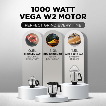 Preethi Taurus Pro Mixer Grinder 1000 Watts