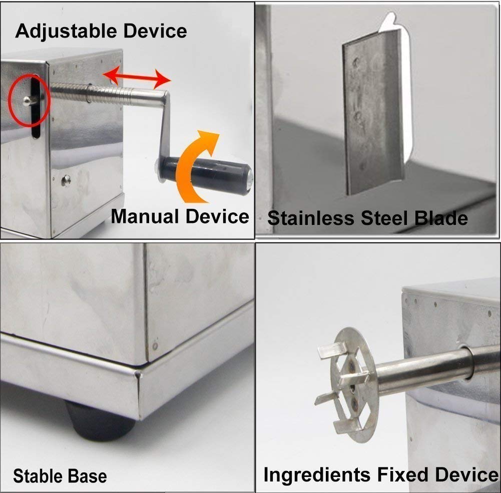 Stainless Steel Potato Spiral Machine