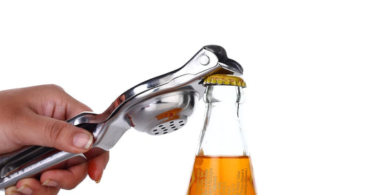 Stainless Steel Lemon Squeezer cum Bottle Opener