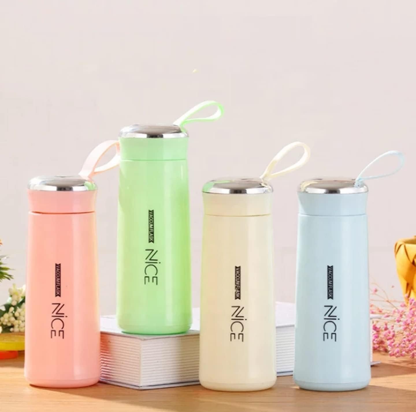Vacuum Flask Glass Water Bottle