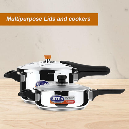 Ultra Duracook Junior Celebrations pack of 3.5L & 5.5L Pressurecooker