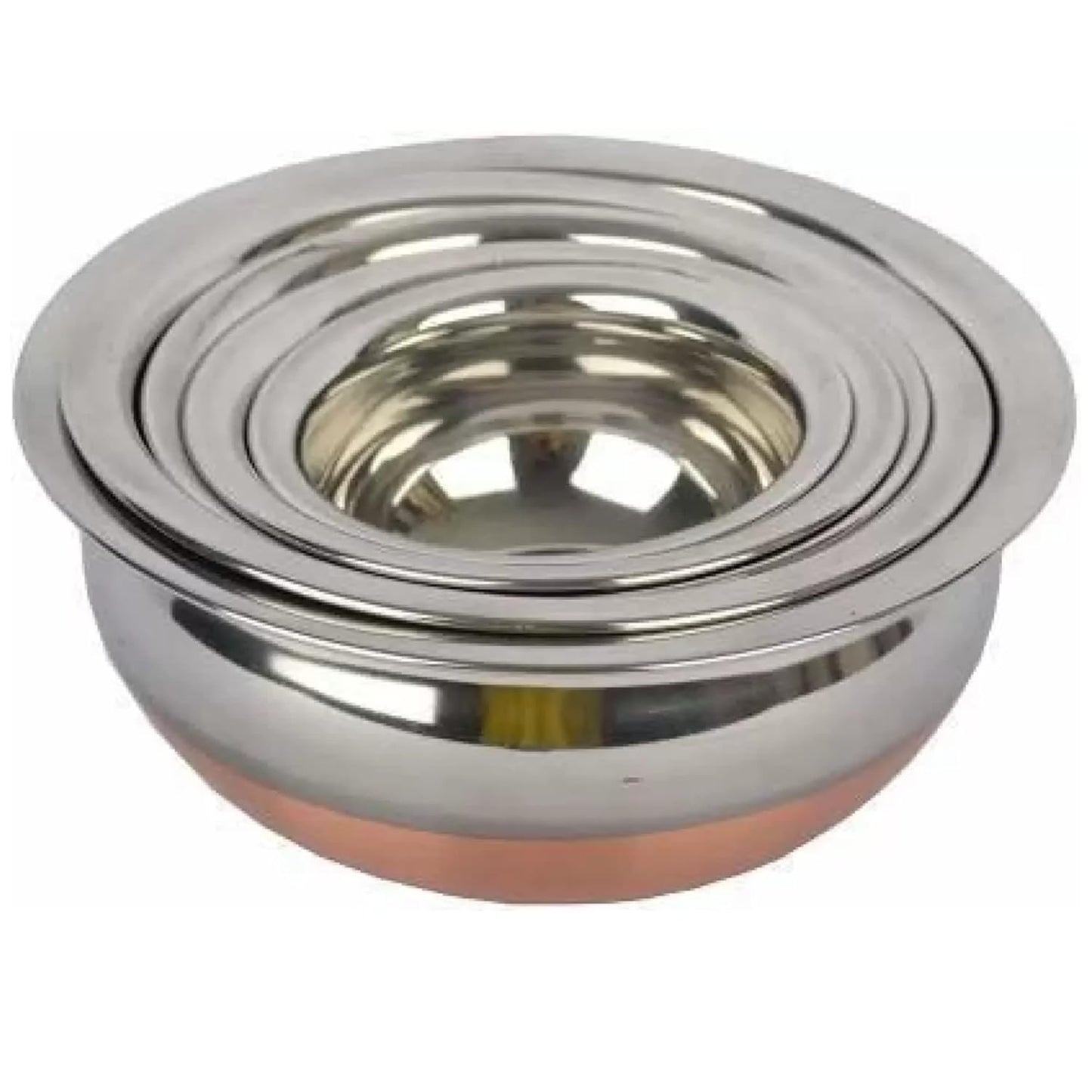 Copper Bottom Stainless Steel Handi Cookware Set with Lids
