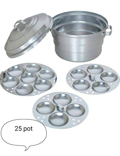 Aluminium Anodized Idly Cooker (5 Sizes)