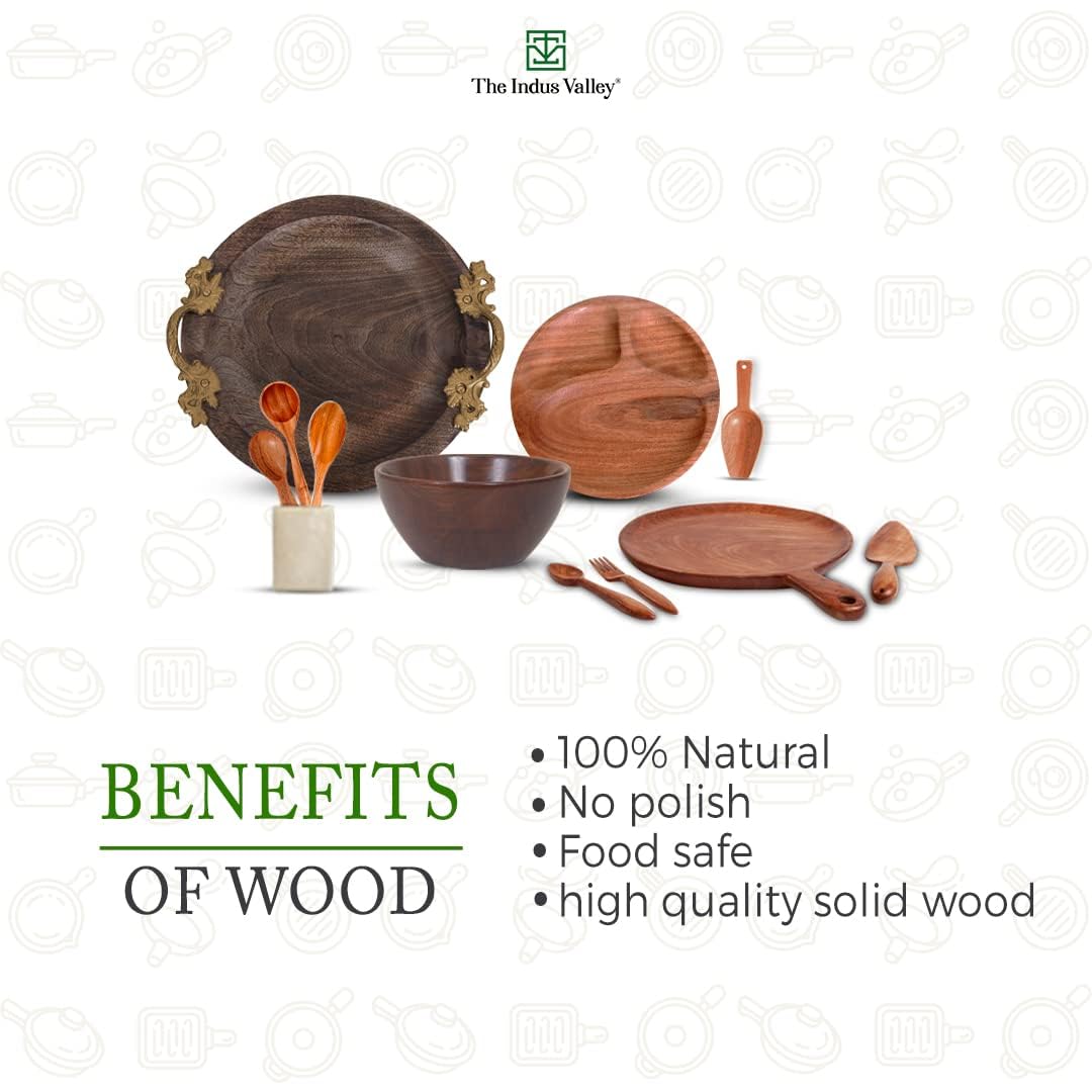 Wooden Serving Spoons Set