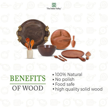 Wooden Serving Spoons Set