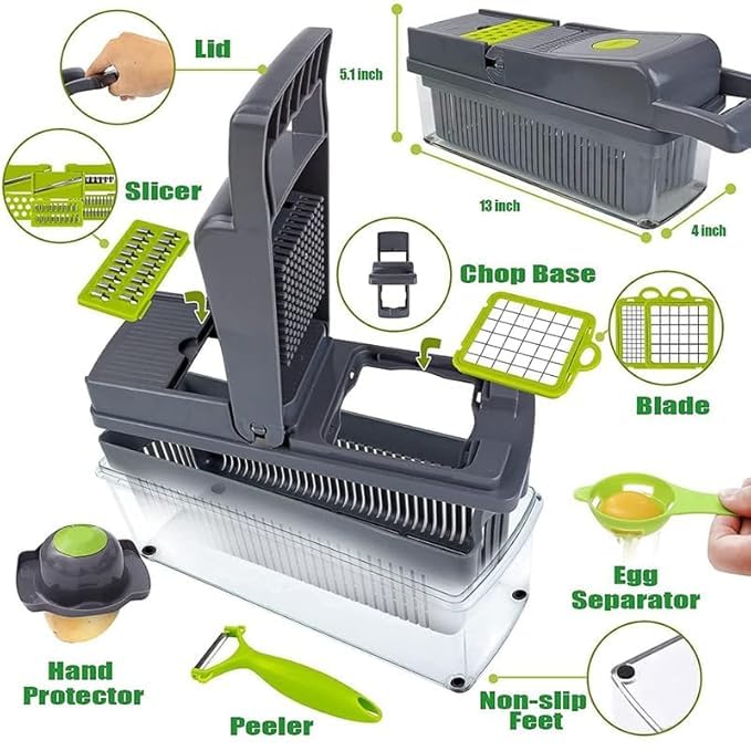 Vegetable Chopper Multifunctional 13 in 1