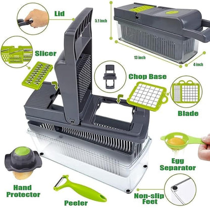 Vegetable Chopper Multifunctional 13 in 1
