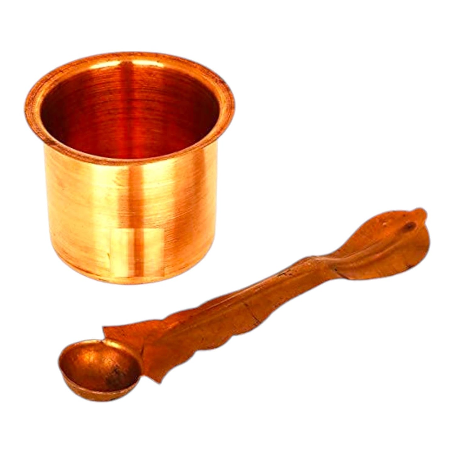 Copper Panchpatra Set with Achaman