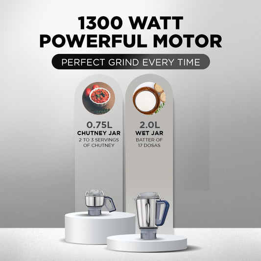 Preethi Xpro Duo Mixer Grinder 1300 Watts Commercial
