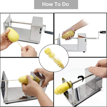 Stainless Steel Potato Spiral Machine