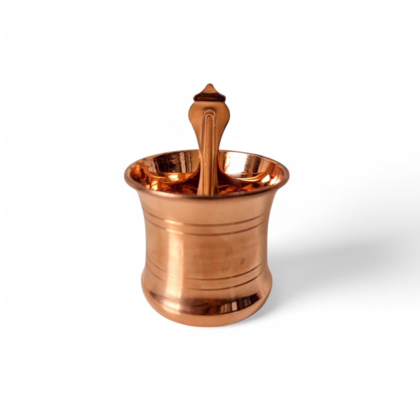 Copper Panchpatra Set - Damroo