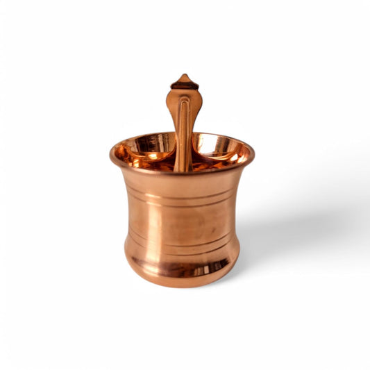 Copper Panchpatra Set - Damroo