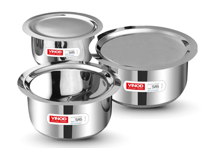 Vinod Stainless Steel Triply Tope (All Sizes)