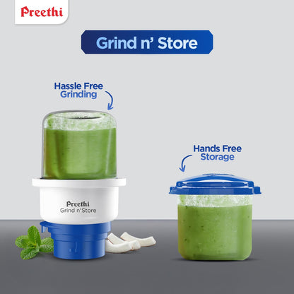 Preethi Mixer Grinder - Blue Leaf Platinum 750 Watts