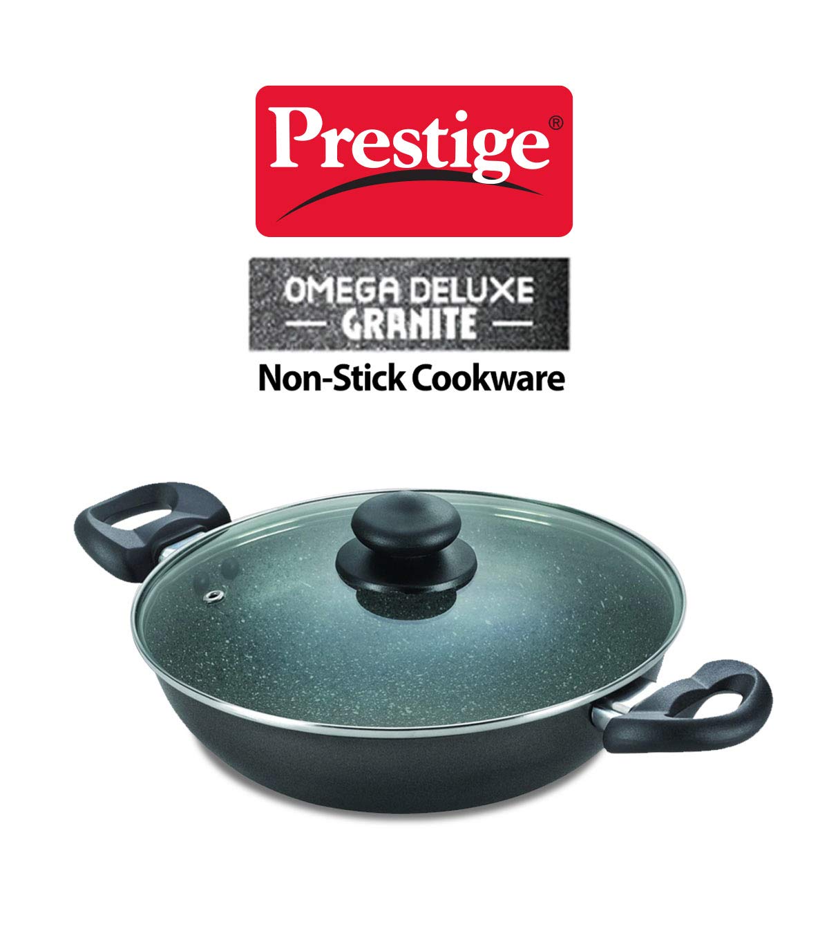 Prestige Omega Deluxe Granite Kadai (All Sizes)