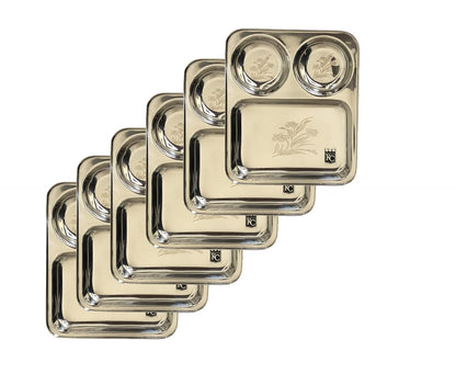 Stainless Steel Laser Partition Plate 3 in1