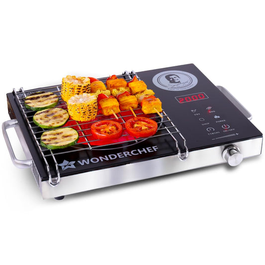 Wonderchef Easy Cook Infrared Cooktop | 2200 Watt Induction Cooktop | LED Digital Panel | Smart Touch Buttons | 2 Year Warranty