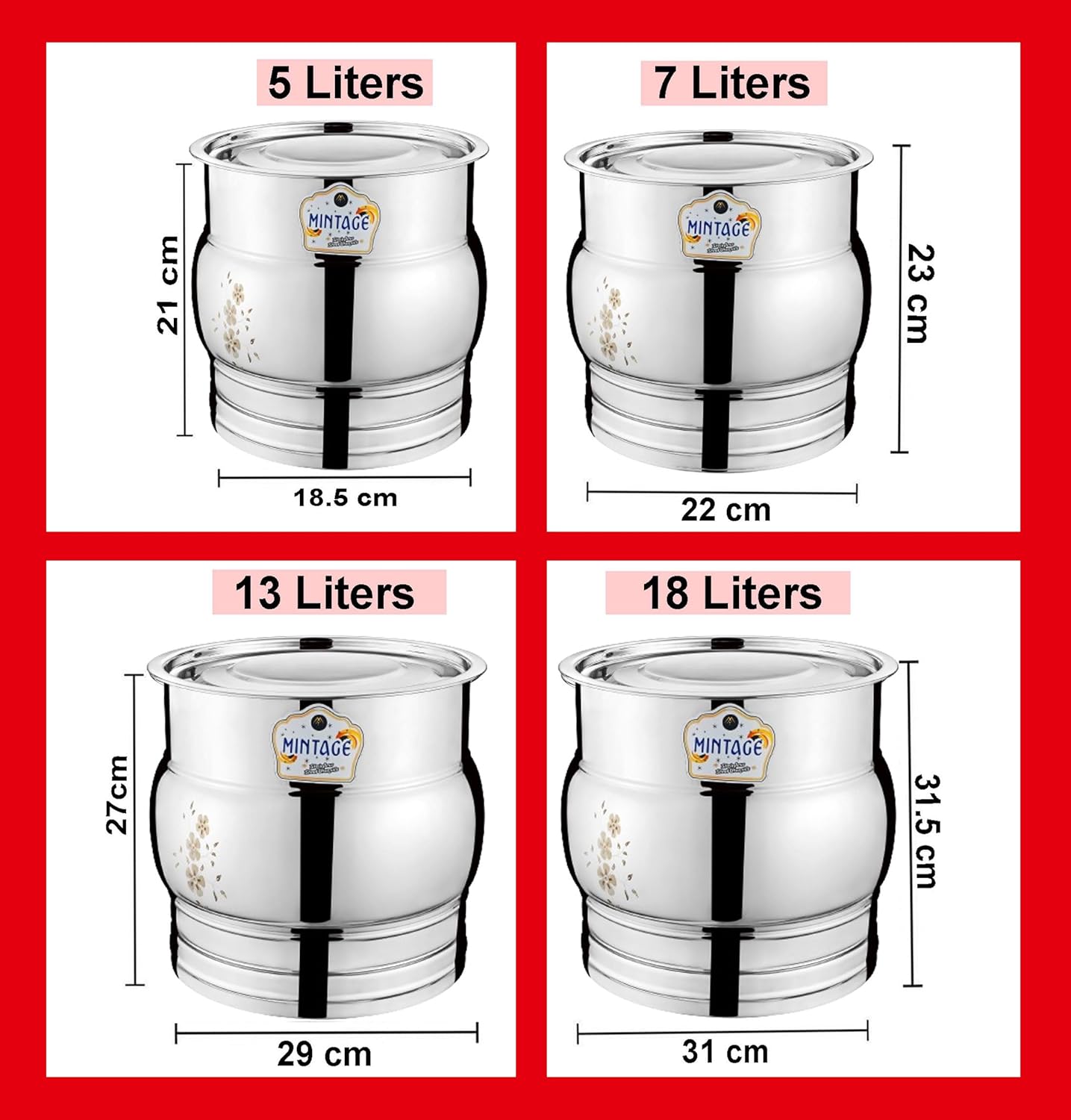 SS Apple Pavali Drum (Multiple Sizes)