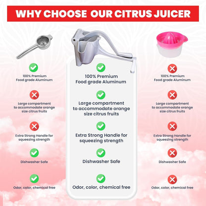 Hand Press Juicer For Citrus Orange