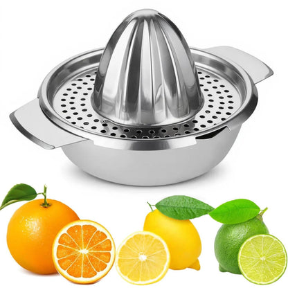 Hand Fruit Press Juicer with Built-in Strainer