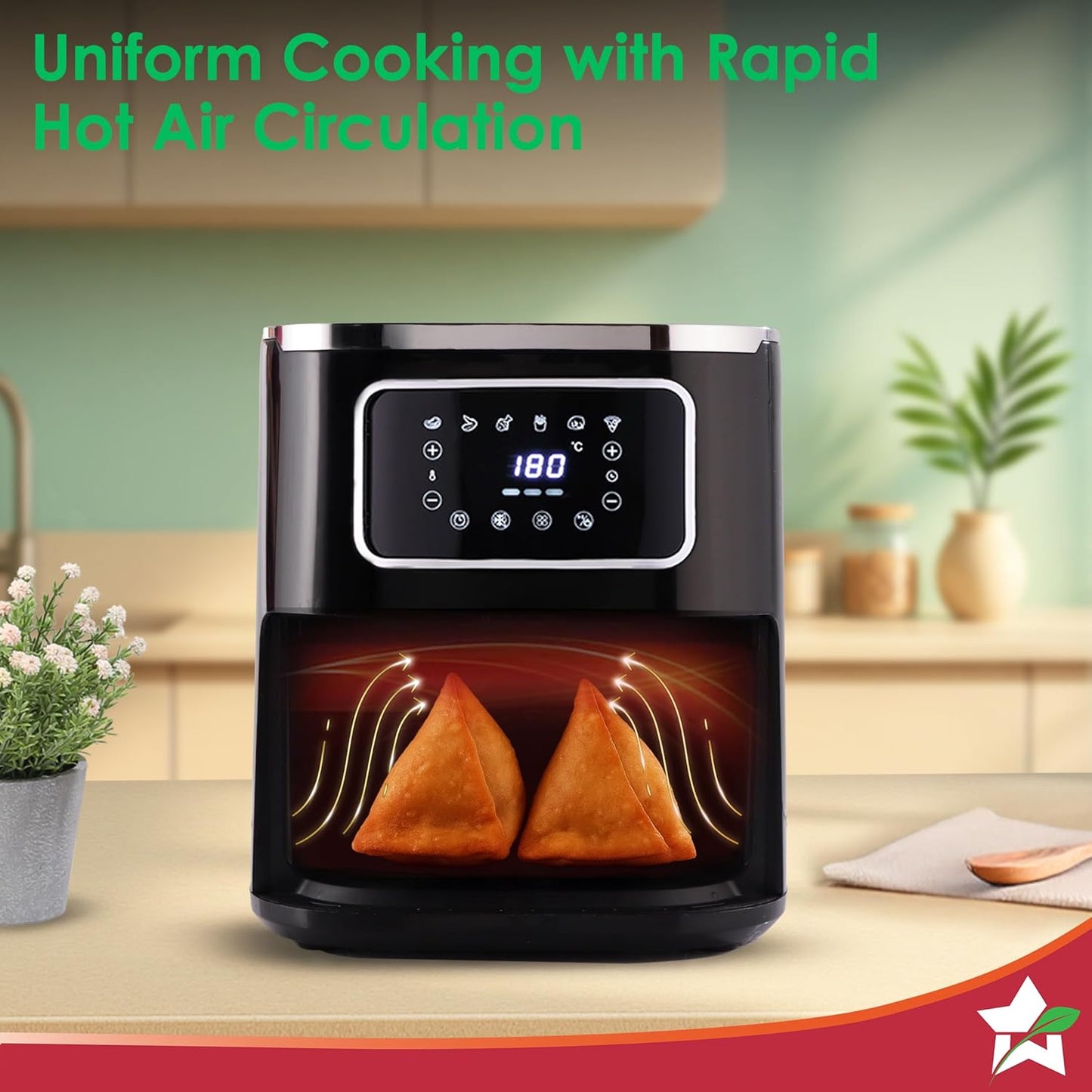 Wonderchef Platinum Plus Digital Air Fryer | 5L