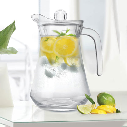 Treo by Milton Conical Fresh 1300 Glass Jug with Lid and Handle