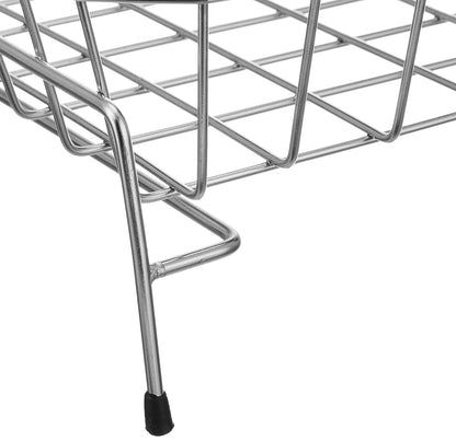 Stainless Steel Dish Drainer Tokra with Drain Tray + Cutlery Stand