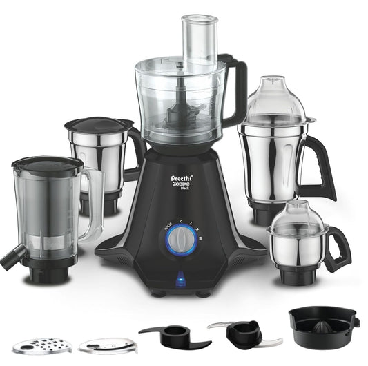 Preethi Mixer Grinder - ZODIAC Black 750 Watts