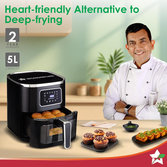 Wonderchef Platinum Plus Digital Air Fryer | 5L